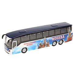 Инерционный экскурсионный автобус Москва, свет, звук (Технопарк, CT10-025-2) - миниатюра