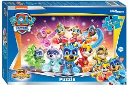Макси-пазлы - Щенячий патруль, 35 деталей (Step Puzzle, 91254) - миниатюра