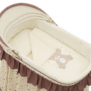 Комплект постельного белья Simplicity Dreams, Bear Love (5 предметов, ванильный)