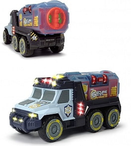 Инкассаторский грузовик со съемным сейфом, 30 см, свет, звук   (Dickie, 3756005)