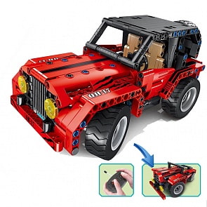 Конструктор 2 в 1 – Машина на р/у, 333 детали, 4 канала (Qihui, 8017)