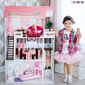 Интерактивный дом с мебелью - Венеция-Джулия, 20 предметов, свет и звук (Paremo, PD318-05)