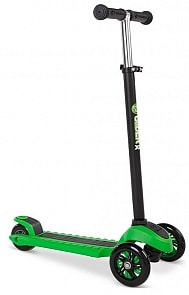 Трехколесный самокат YVolution Glider XL с регулируемым рулем, цвет – зеленый, 100122