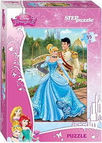 Пазл DISNEY Золушка, 35 элементов (Step Puzzle, 91129)