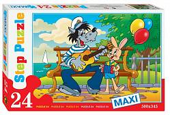 Пазл MAXI Ну, погоди! 24 элемента (Step Puzzle, 70002) - миниатюра