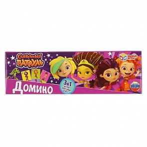 Домино - Умные игры 3-в-1 - Сказочный патруль, игра, логика, счет (Умка, 4690590233115)