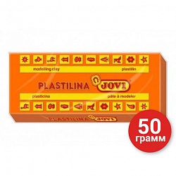 Пластилин оранжевый 50 гр. (Jovi, 7004B) - миниатюра