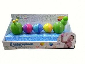 Игрушка развивающая Lalaboom - Гусеница, 8 предметов (Lalaboom, BL500)