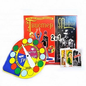 Настольная игра - Твистер + Мафия (Бэмби, 7074)