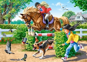 Пазл Castorland 180 элементов Верховая езда (Castorland, C180-018079)