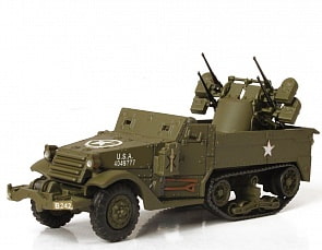 Коллекционная модель - M16 САУ, Нормандия, 1944, США, 1:72 (Unimax,  85043_md)