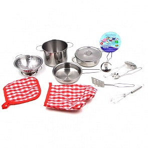 Помогаю Маме. Набор посуды металлической для кухни (ABtoys, PT-00482)