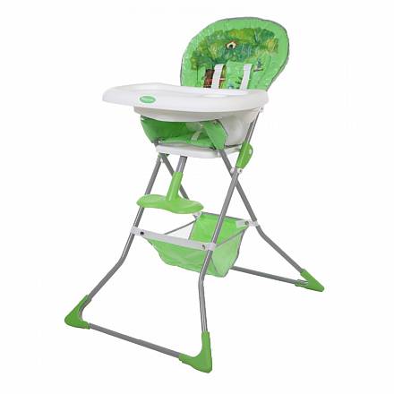 Детский стульчик для кормления Baby Care – Tea Time, зеленый 