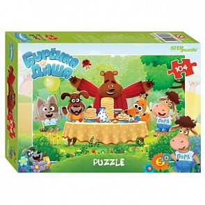 Пазлы Буренка Даша, 104 детали (Step Puzzle, 82188)