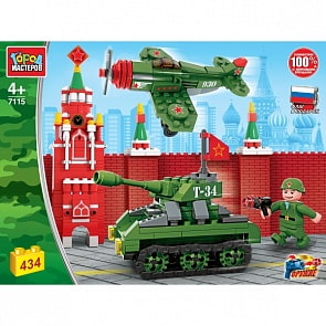 Конструктор Город Мастеров - Армия: парад, с фигуркой, 434 детали (Город Мастеров, 7115-KK)