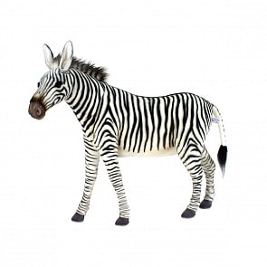 Мягкая игрушка – Зебра анимированная, 78 см (Hansa, 0076)