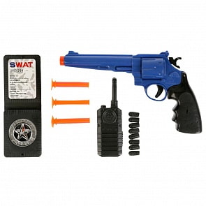 Набор Полицейский пистолет с присосками, рация (1805Y076)