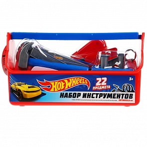 Набор строительных инструментов - Hot Wheels в чемодане (Играем вместе, B619659-R3)