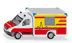 Скорая помощь - Mercedes-Benz Sprinter (Siku, 1536) - миниатюра