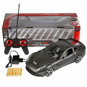 Машина радиоуправляемая на аккумуляторе со светом, разные цвета (B1763930) (ассортимент)