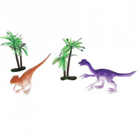 Набор динозавры пластизоль меняют цвет в воде 