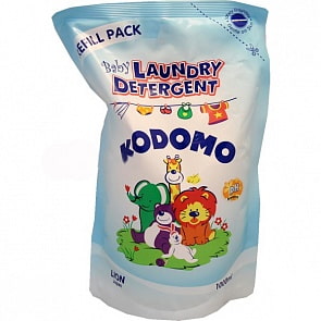 Жидкое средство для стирки для детского белья, в мягкой упаковке с крышкой, 1 л (Lion Kodomo, 800306)
