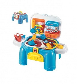 Игровой набор из серии Профи – Доктор, 2 в 1, 18 предметов (1toy, Т10181)
