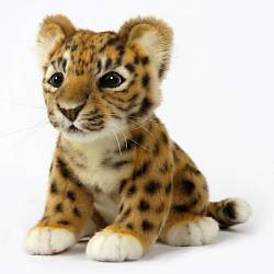 Мягкая игрушка – Детеныш леопарда, 25 см (Hansa, 7297) - миниатюра