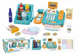 Кассовый аппарат с аксессуарами, свет и звук (Zhorya, ZY918928)