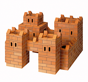 Конструктор "Замок" из настоящих кирпичиков, 514 деталей (БрикНик, 101пл)