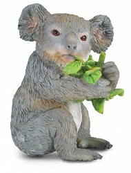 Коала, поедающая эвкалипт, M (Gulliver Collecta, 88357b) - миниатюра