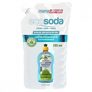Бальзам для мытья посуды и детских принадлежностей EcoSoda, 500 мл. (Mama Ultimate, 390-3-040181)