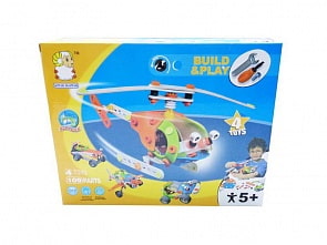 Конструктор Build&Play - Собери вертолет, 109 деталей (Shenzhen Toys, 2555-17)