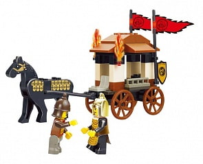 Конструктор - Три страны - Воины с фигурками, 74 детали (Sluban, M38-B0259)