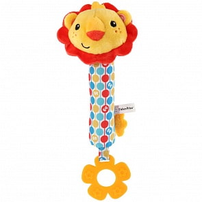 Пищалка с прорезывателем Fisher Price - Лев (Умка, GH73097)