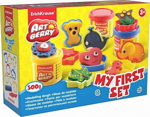 Набор для лепки, средний Artberry – Мои Первые Шаги, 3 баночки (Erich Krause, 30364)