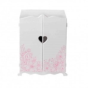 Шкаф для кукол, белый (Paremo, PFD120-59)