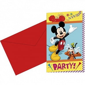 Приглашения на праздник Микки Маус на карнавале (Procos, tp1242)