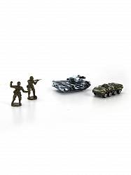 Набор из 2-х металлических моделей - Военная техника 7,5 см с 2-мя фигурками (Технопарк, SB-15-54WBsim) - миниатюра