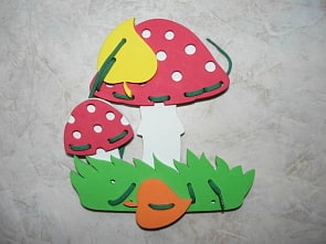 Конструктор мягкий: Мухоморы Шнуровка (Фантазёр, 103008)