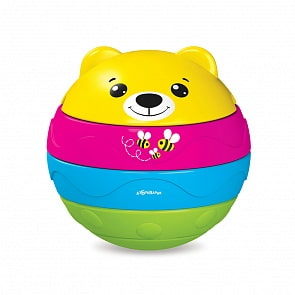 Музыкальный мячик-пирамидка - Мишутка (Азбукварик, 29063-2)