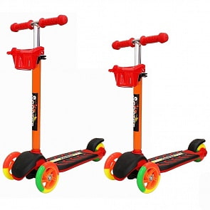 Трехколесный самокат Midi Orion, красный (Orion, 6628RT)