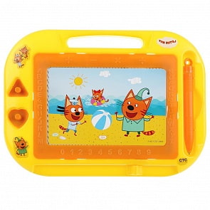 Магнитная доска для рисования - Три кота (Играем вместе, B1515226-3CATS)