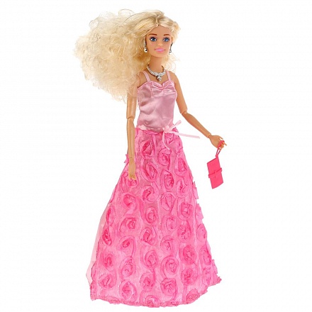 Кукла – София, 29 см в розовом платье, с аксессуарами 
