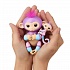 Интерактивная обезьянка Fingerlings – Вайолет с малышом, 12 см, звук  - миниатюра №2