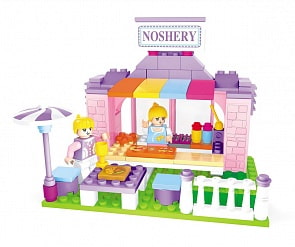 Конструктор - Кафе с фигурками, 133 детали (Ausini, 24410)