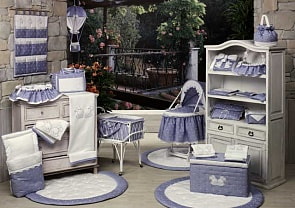 Комплект в кроватку: 2 простыни и наволочка из коллекции 4 времени года – Нежность (Babypiu, 56L.150BW)