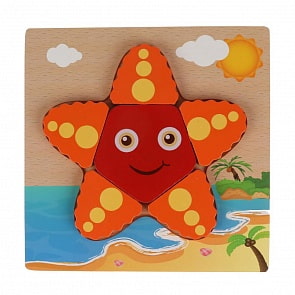 Деревянные вкладыши - Картинки-малышки (Буратино, W0110) (ассортимент)