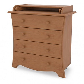Комод детский Гандылян КО-2012-1 Арландо с откидной крышкой, вишня (Gandylyan, GAN-КО 2012-1_вишня)