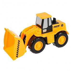 Погрузчик 18 см, свет и звук, инерционный, подвижные элементы (Технопарк, 1811A047-R)